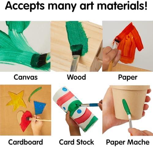 Colorations Paraben-Free Washable Tempera Paint for Kids - 1 Gallon Value Size. Vibrant Green. Non-Toxic and Made in The USA