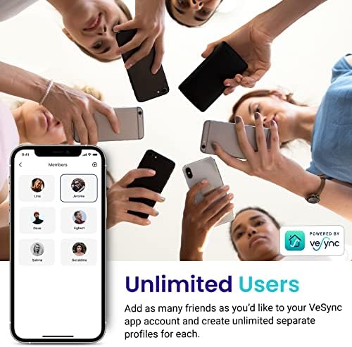 Etekcity Scale for Body Weight and Fat Percentage, Smart Digital LED Bathroom BMI Measurement, Accurate Bluetooth Weighing Machine, Body Composition Analyzer, Ash-black, 400lb