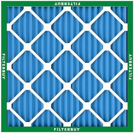 Filterbuy 20x20x1 Air Filter MERV 13 Optimal Defense (4-Pack), Pleated HVAC AC Furnace Air Filters Replacement (Actual Size: 19.50 x 19.50 x 0.75 Inches)