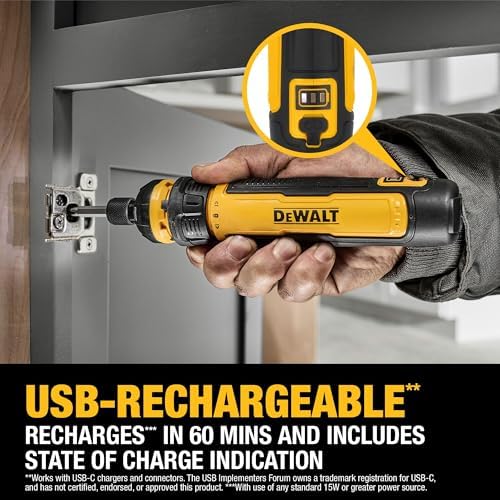 DEWALT Cordless Screwdriver with FLEXDRIVE Control and Screwdriving Bits (DWHT66719)