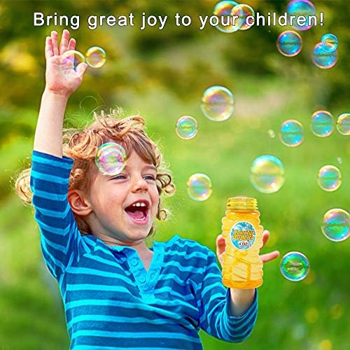 Lulu Home Concentrated Bubble Solution, 1 L/ 33.8 OZ Refill for Bubble Machines, Giant Wands, and Blowers - Up to 2.5 Gallons for Kids' Birthday Parties