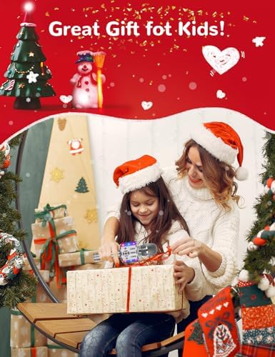 Amazmic Kids Karaoke Microphone Machine Toy Bluetooth Microphone Portable Wireless Karaoke Machine Handheld with LED Lights, Gift for Children Adults Birthday Party, Home KTV(Gray)