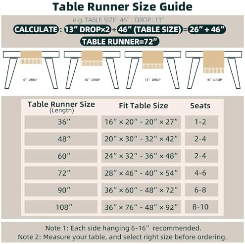 Fexia Boho Table Runner for Home Decor with Tassels 90 Inch Cream & Brown Macrame Runner for Dining & Bedroom Baby Bridal Shower Decor(12x90 Inches)