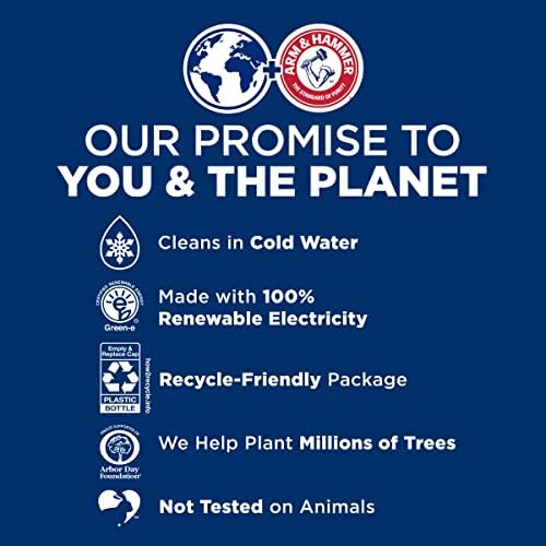 Arm & Hammer Clean Burst, 105 Loads Liquid Laundry Detergent, 105 fl oz (Pack of 2)