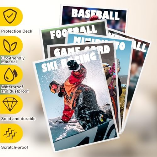 2000 Counts Card Sleeves Top Loaders for Trading Cards, Penny Soft Sleeves Baseball Card Sleeve Protectors Fit for Sports,Football,Game Cards