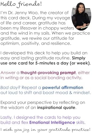 Mind Brain Emotion 52 Essential Gratitude Attitude: Journal & Conversation Cards to Boost Mood & Mindset - Empowering Prompts, Self-Help Affirmations, and Insightful Quotes - for Kids & Adults
