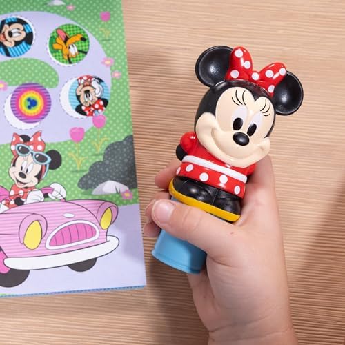 Melissa & Doug Sticker Wow!™ Disney Minnie Mouse Bundle: 24-Page Activity Pad, Stamper, 500 Stickers, Mini Pad, Arts and Crafts Fidget Toy Collectible Character