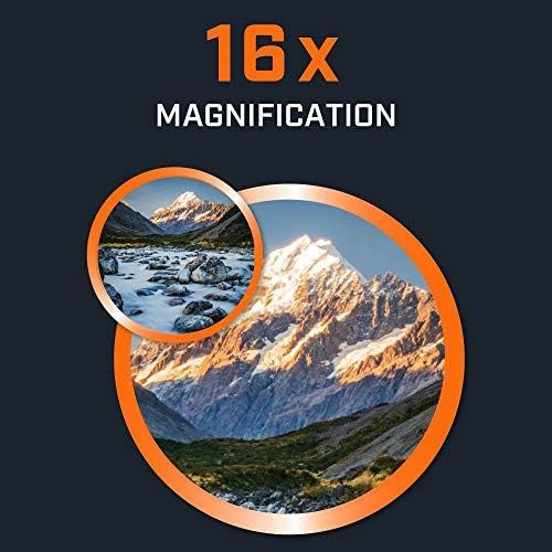 Bushnell PowerView 2 Binoculars, High-Definition Binoculars with Multi-Coated Lenses, Durable Aluminum Alloy Chassis, Wide Field of View, Ideal for Wildlife Observation, Hiking and Sporting Events