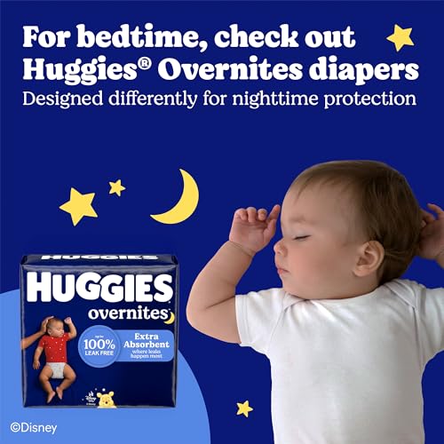 Huggies Size 1 Diapers, Skin Essentials Baby Diapers, Size 1 (8-14 lbs), 204 Count (3 Packs of 68), Packaging May Vary