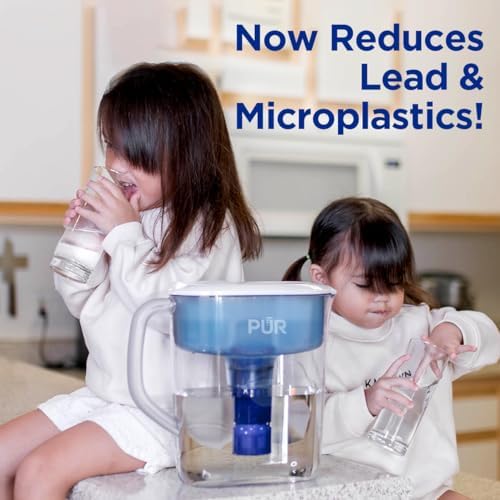 PUR PLUS Mineral Core Faucet Mount Water Filter Replacement (6 Pack) – Compatible With All PUR Faucet Filtration Systems