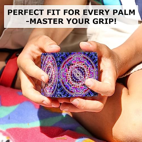 Shashibo Shape Shifting Box - STEM Magnetic Fidget Cube That Transforms Into Over 70 Shapes, Download Fun in Motion Toys Mobile App (Mystic Ocean)