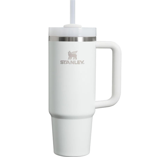 STANLEY Quencher H2.0 Tumbler with Handle and Straw 30 oz | Flowstate 3-Position Lid | Cup Holder Compatible for Travel | Insulated Stainless Steel Cup | BPA-Free | Frost