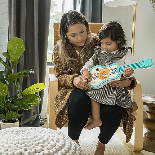 Baby Einstein Sing & Strum Magic Touch Ukulele Wooden Musical Toy, Ages 6 Months+, Multicolored