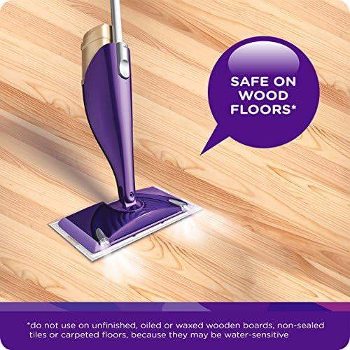 Swiffer WetJet Hardwood Floor Cleaner Spray Mop Pad Refill, Multi Surface, 24 Count (Pack of 2)
