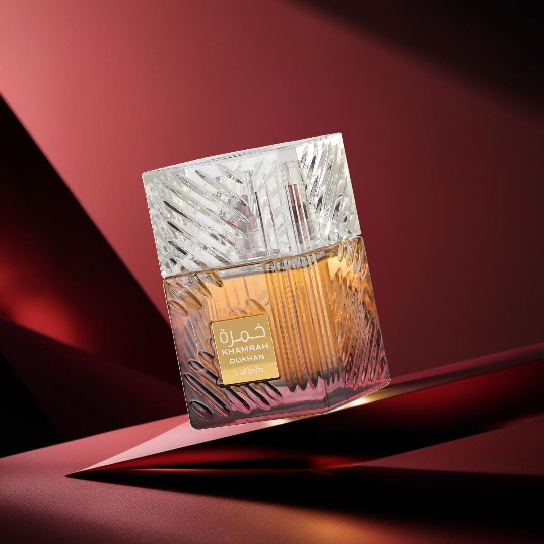 Lattafa Khamrah Dukhan for Unisex Eau de Parfum Spray, 3.4 Ounce / 100 ml