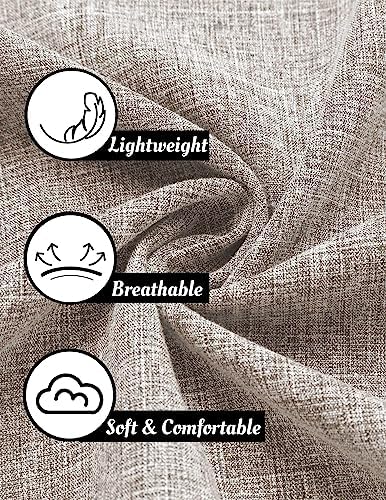 COOFANDY Men's Linen Shirts Short Sleeve Casual Shirts Button Down Shirt for Men Beach Summer Wedding Shirt