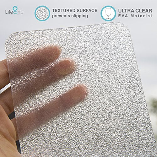 LifeGrip Anti Slip Transparent Anti Slip Tape, 4 inch by 30 feet, Non-Slip Traction Grip Tape to Tubs, Boats, Stairs, Clear, Soft, Comfortable for Bare feet (4" X 30')