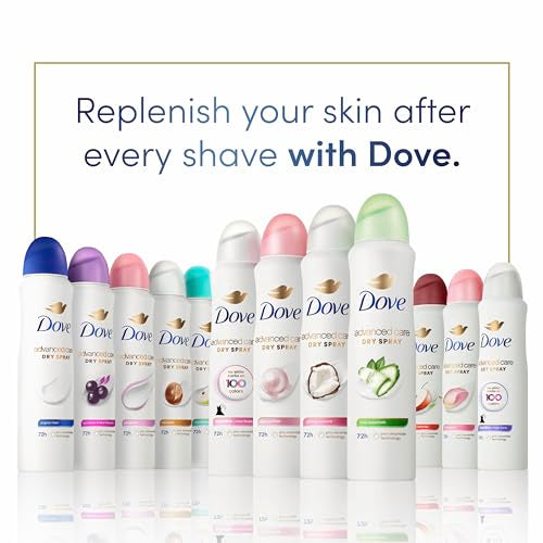 Dove Advanced Care Antiperspirant Deodorant Spray Clear Finish 3 Count Invisible antiperspirant deodorant tested on 100 colors 72-hour odor and sweat protection with Pro-Ceramide technology 3.8 oz