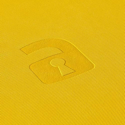 Vault X 12 XL Pocket Trading Card Zip Binder - 624 cards, Premium Exo-Tec Album Material, 26 Side-Loading Pages, Folder for Collectible Card Games, Sports, TCG (Yellow)