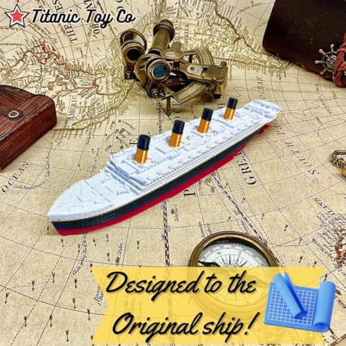 Olympic Bath Boat And Pool Toy By TitanicToyCo, RMS Titanic Toys For Kids, Historically Accurate Titanic Toy, Titanic Ship, Titanic Cake Topper, Titanic Figurine, Titanic Boat (RMS Olympic)