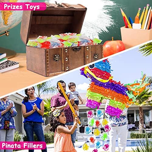 200PCS Glitter Sticky Hand Party Favors for Kids Birthday Supplies Goodie Bag Stuffers Classroom Treasure Box Carnival Prizes Bulk Goody Treat Gift Trinkets Stuff Pinata Fillers Mini Stretchy Toys