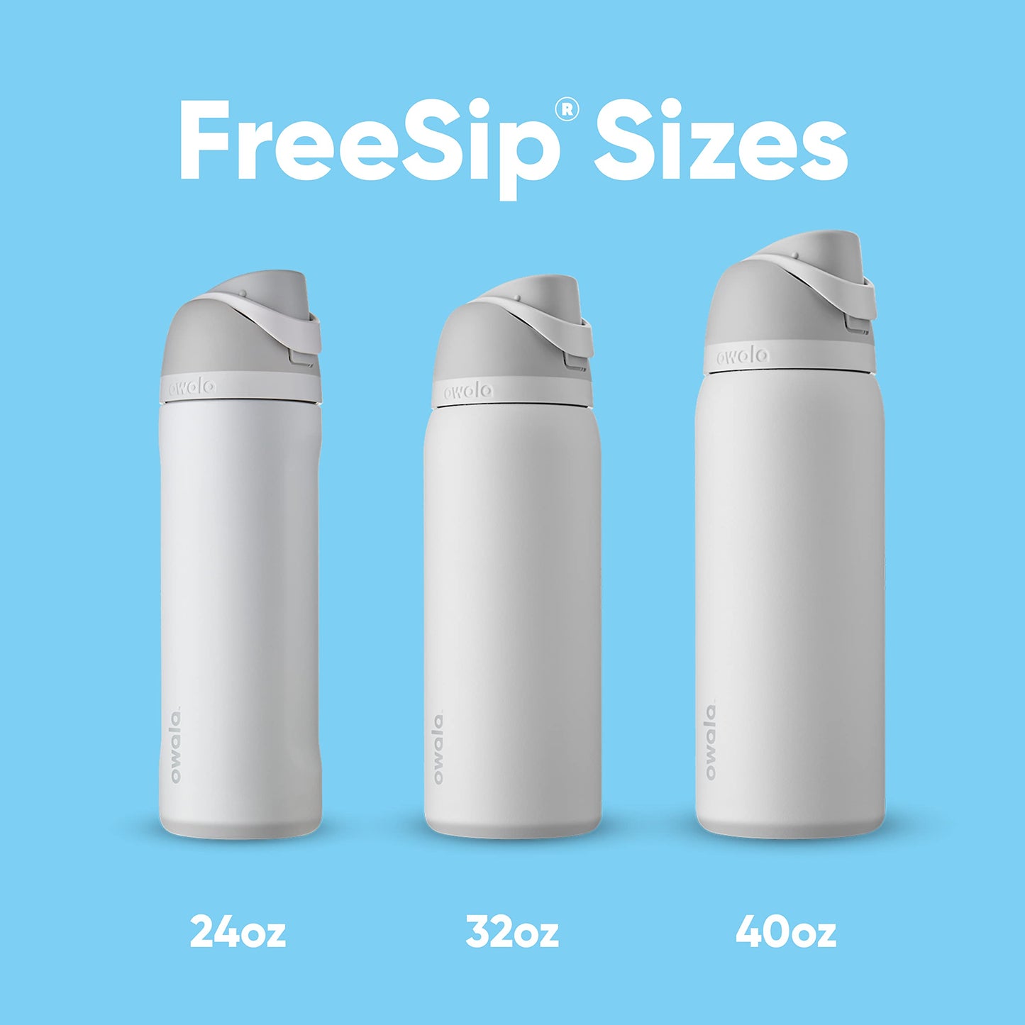 Owala FreeSip Insulated Stainless Steel Water Bottle with Straw, BPA-Free Sports Water Bottle, Great for Travel, 24 Oz, Camo Cool