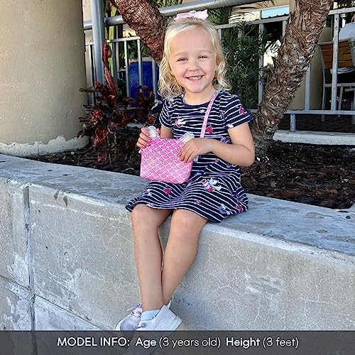 mibasies Purse for Little Girls Dress Up Jewelry Pretend Play Kids Accessories Mermaid Gifts