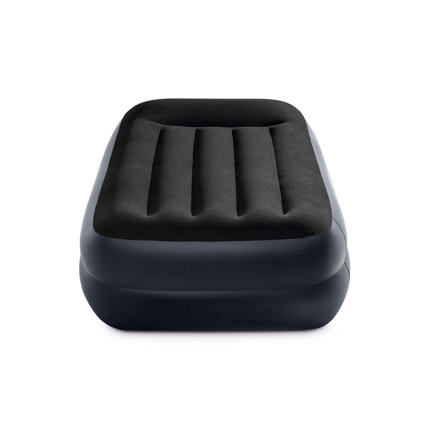 Intex Raised Airbed Mattress with Built-in Pump, Dura-Beam Plus Pillow, Twin - Portable Inflatable Luxury Blow-Up Bed for Adults, Camping, Guests