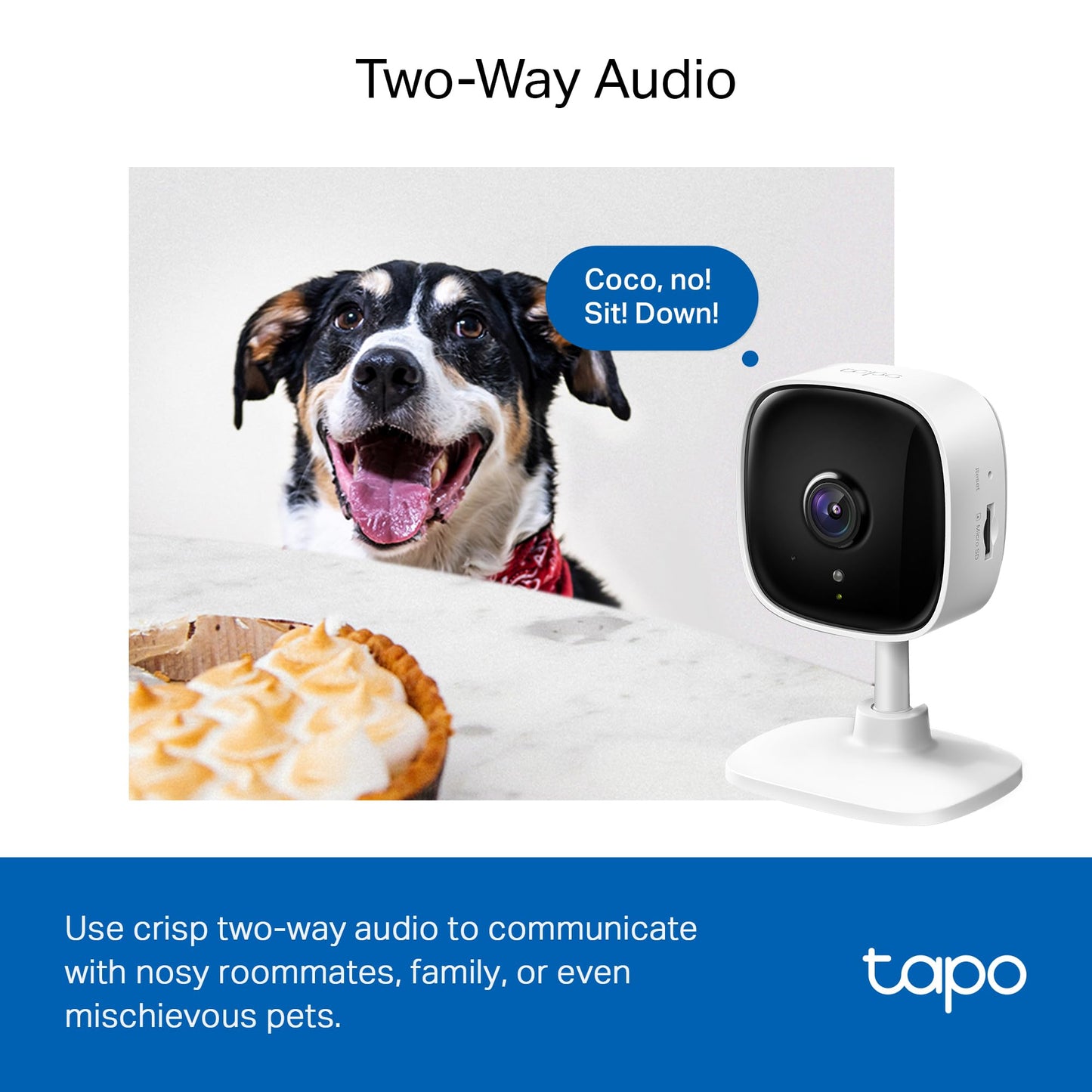 Tapo by TP-Link 1080P Indoor Security Camera for Baby Monitor, Pet Camera w/Motion Detection, 2-Way Audio Siren, Night Vision, Cloud & SD Card Storage, Works w/Alexa & Google Home, C100(4-Pack)