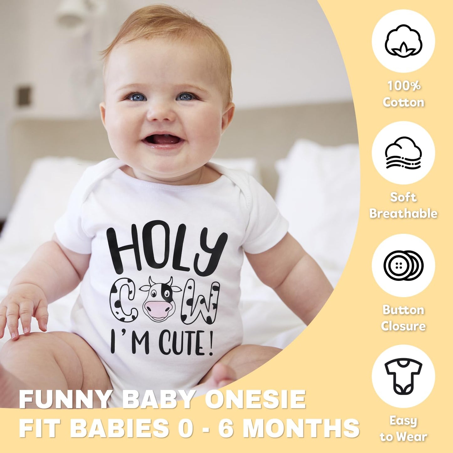 iAOVUEBY Baby Shower Gifts, Baby Gift Set for Newborn, Black and White High Contrast Baby Montessori Toys 0-6 Months Infant Rattle Socks Blanket Onesies, New Baby Gifts Basket for Girls Boys