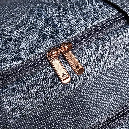 adidas Unisex Defender 4.0 Gym Duffel Bag for Men and Women, Jersey Onix Grey/Rose Gold/Onix Grey, Small (38L)
