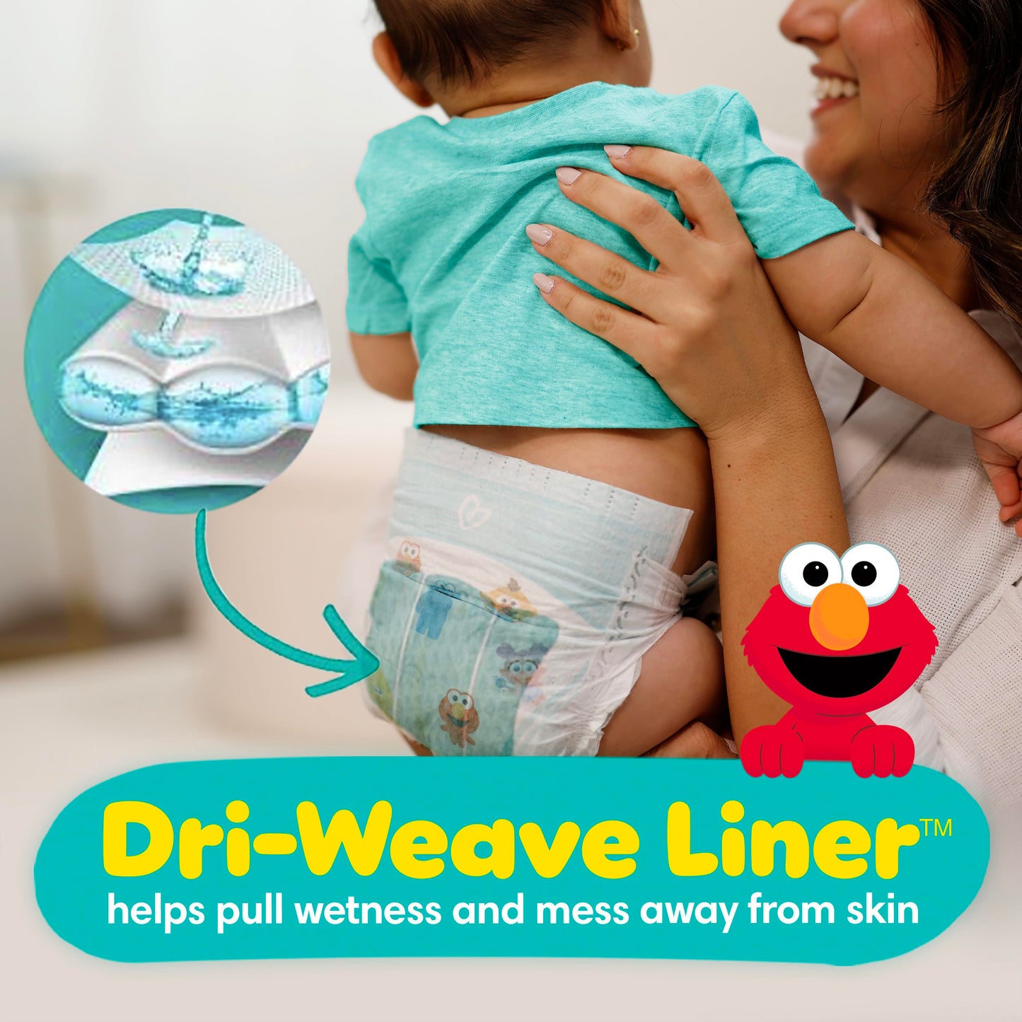 Pampers Diapers - Baby Dry - Size 3, 210 Count, Absorbent Disposable Infant Diaper (Packaging May Vary)