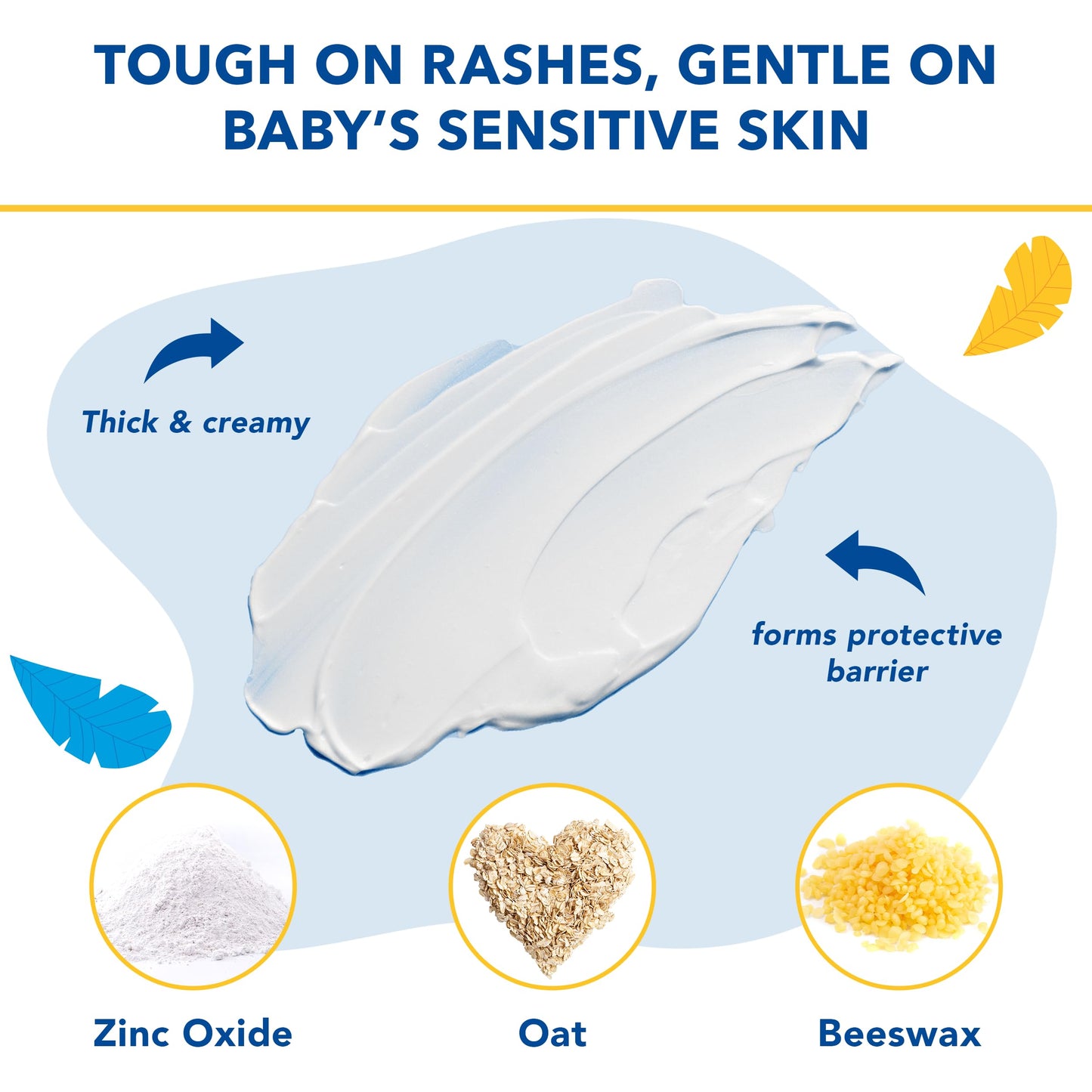 Triple Paste Diaper Rash Cream and Spatula Bundle - 16 oz Zinc Oxide Ointment and Spatula Treatment, Soothe and Prevent Rash with a Pediatrician-Recommended Hypoallergenic Formula