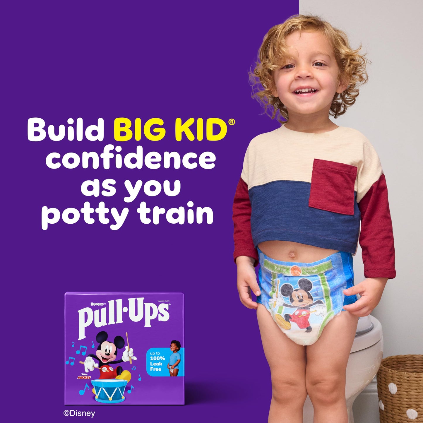 Pull-Ups Boys' Potty Training Pants, Size 2T-3T Training Underwear (16-34 lbs), 94 Count