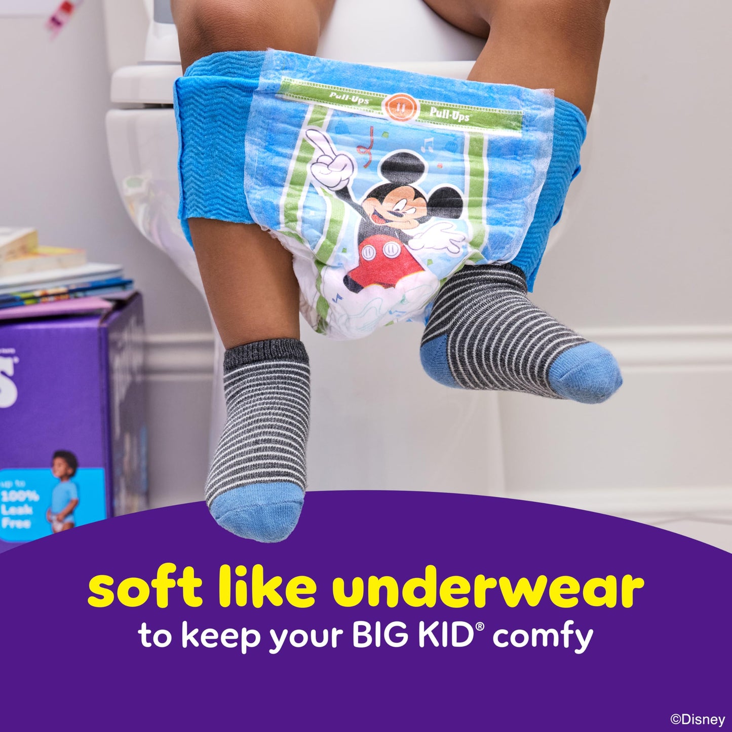 Pull-Ups Boys' Potty Training Pants, Size 4T-5T Training Underwear (38-50 lbs), 99 Count (3 Packs of 33), Packaging May Vary