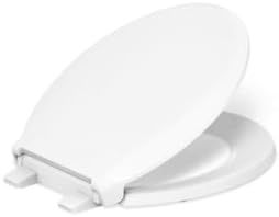 KOHLER 4639-RL-0 Cachet ReadyLatch Round Toilet Seat Soft Close, White