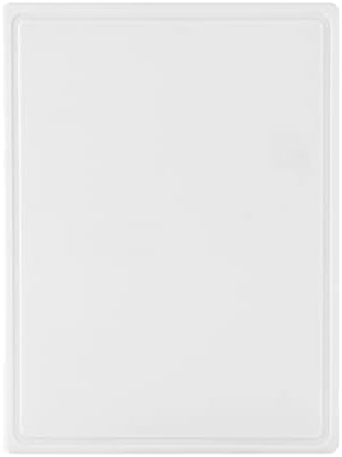 FARBERWARE Extra-Large Plastic Cutting Board, 15x20 Inch Dishwasher-Safe Chopping Board with Juice Groove, Non-Slip Surface, Durable, White
