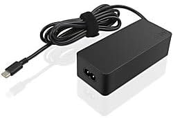 Lenovo 65w USB Type C Ac Adapter 4X20M26268 With 2 Prong Power Cord Included, Black In The Original Retail Packaging.