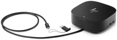 HP USB-C Dock G5-11-in-1 Adapter for Both USB-C and Thunderbolt-Enabled Laptops, PCs, & Notebooks - Single Cable for Charging, Networking, or Data Transfers - Great for Secure & Remote Management