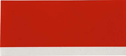 Brady Authentic (M21-750-595-RD) All-Weather Vinyl Label for Indoor/Outdoor ID, Lab and Equipment Labeling, White on Red- For M210, M210-LAB, M211, BMP21-PLUS and BMP21-LAB Printers, .75" W, 21' L