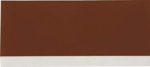 Brady Authentic (M21-500-595-BR) All-Weather Vinyl Label for Indoor/Outdoor ID, Lab and Equipment Labeling, White on Brown- ForM210, M210-LAB, M211, BMP21-PLUS and BMP21-LAB Printers, .5" W, 21' L