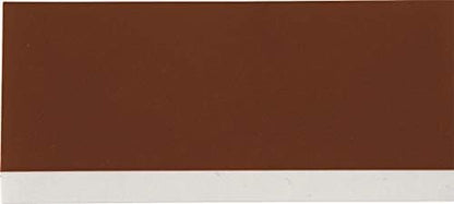 Brady Authentic (M21-500-595-BR) All-Weather Vinyl Label for Indoor/Outdoor ID, Lab and Equipment Labeling, White on Brown- ForM210, M210-LAB, M211, BMP21-PLUS and BMP21-LAB Printers, .5" W, 21' L