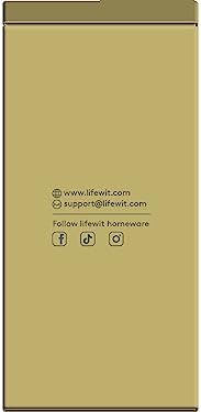 Lifewit Rice Dispenser 25 Lbs(11.3kg), Rice Storage Container Sealed Moisture Proof with Measuring Cup for Kitchen Pantry Household, BPA-Free