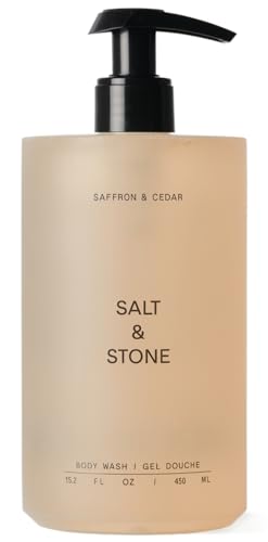 Salt & Stone Body Wash with Antioxidants for Deep Moisture | For Women & Men, Sulfate, Paraben, & Dye Free, Leaving Skin Soft and Hydrated - 15.2 fl oz