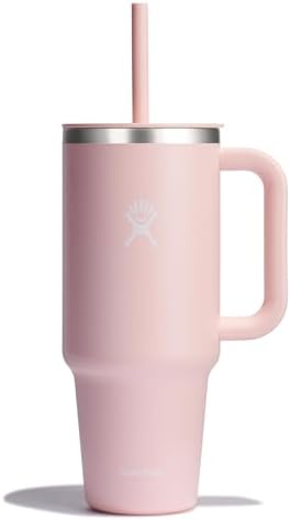 Hydro Flask 40 Oz Travel Tumbler with Handle, Lid and Straw - Insulated Stainless Steel in Trillium