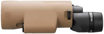 SIG SAUER ZULU6 HDX PRO 16x50mm Waterproof Fogproof Durable FDE Image Stabilized Hunting Binoculars, Multicoated Anti-Glare Lenses, Up to 40 Hours Runtine, Carrying Case & Carrying Strap Included