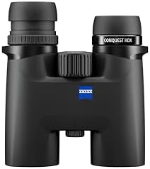 ZEISS Conquest HDX Binoculars 10x32 Waterproof, Compact with LotuTec T* HD Coated Glass for Optimal Clarity in All Weather Conditions for Bird Watching, Hunting, Sightseeing, Black