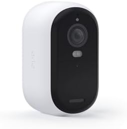 Arlo Essential Security Camera 2K 2nd Gen, Indoor/Outdoor Wireless Camera with Spotlight, 2-Way Audio, Color Night Vision, Motion Activation, Wide Angle, White, 1-Pack, VMC3050 (Renewed)