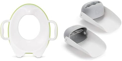 Munchkin® Sturdy™ Potty Training Seat, Green & Extend™ Faucet Extender, 2 Count (Pack of 1)