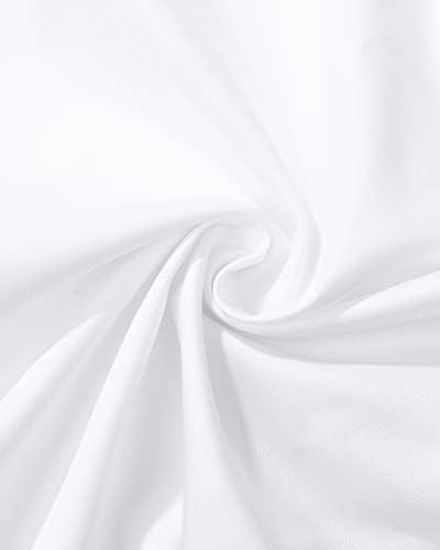 J.VER Men's Dress Shirts Solid Long Sleeve Stretch Wrinkle-Free Formal Shirt Business Casual Button Down Shirts